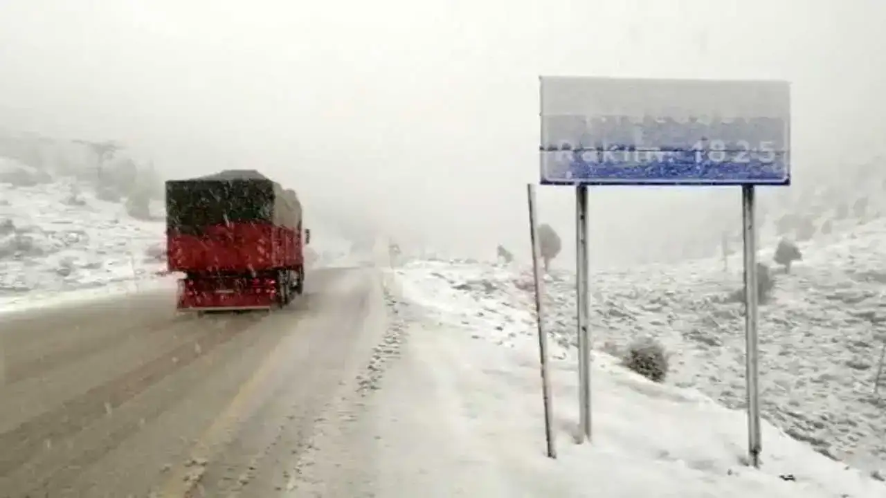 Antalya–Konya Yolunda Kış Manzarası: Alacabel Beyaza Büründü! 1